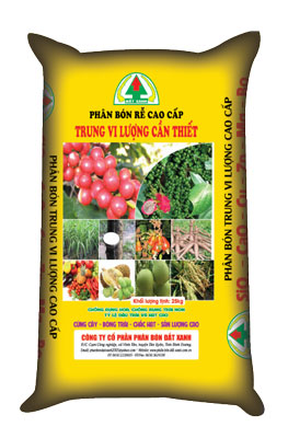 Phân bón Đất Xanh Trung - Vi lượng