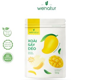 Xoài Sấy Dẻo Nguyên Vị Ít Đường Wenatur 100g