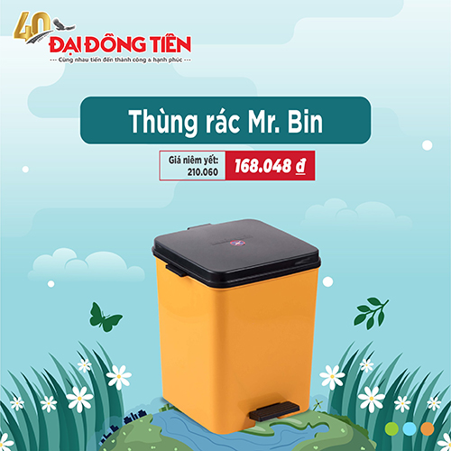 Thùng rác Mr Bin