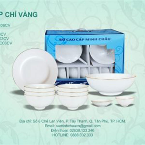 Bộ quà tặng gốm sứ