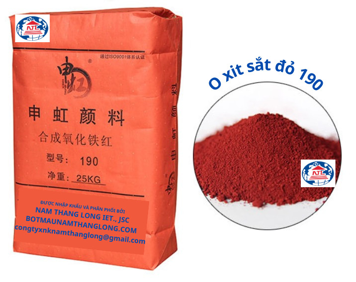 Oxit sắt đỏ 190