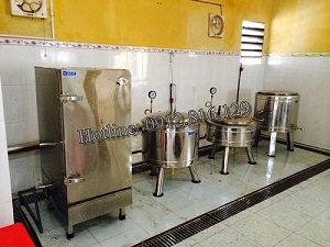 Nồi hơi đốt than 50-150Kg hơi