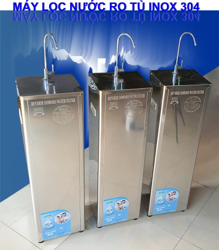 Máy lọc nước tinh khiết gia đình tủ inox