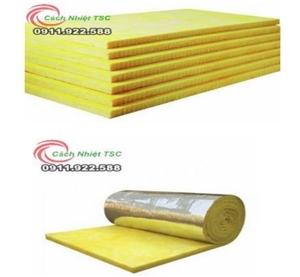 Bông Thủy Tinh Glasswool Dạng Tấm/ Cuộn