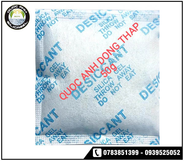 Gói hút ẩm silica gel 50g