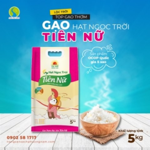 Gạo hạt ngọc trời Tiên Nữ