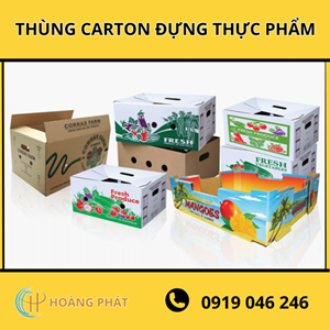 Thùng Carton Đựng Thực Phẩm