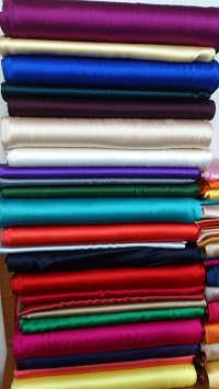 Vải lụa Satin trơn