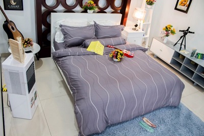 Bộ chăn drap cotton lụa Hàn Quốc