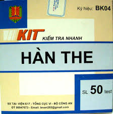 Kit thử hàn the