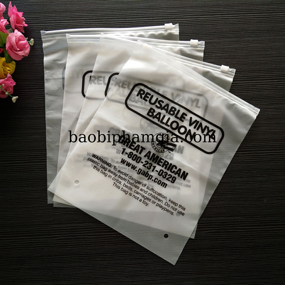 Túi ziplock in logo
