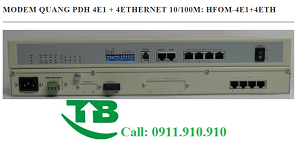 Modem Quang PDH HFOM-4E1 và 4ETH