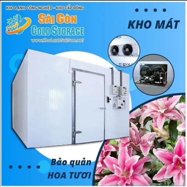Kho lạnh bảo quản hoa tươi