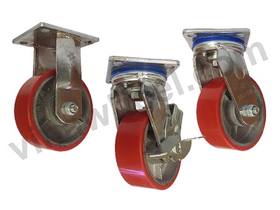 Bánh xe đẩy SIKU-PU 100x50mm