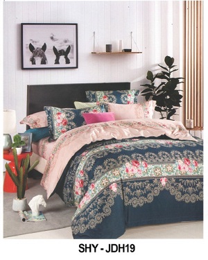 Vải cotton lụa in hoạt tính