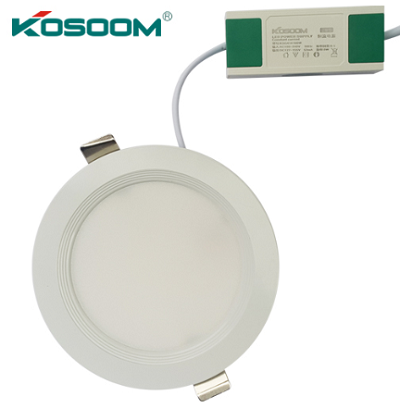 Đèn Led Âm Trần 3 Màu Kosoom 12W Viền Trắng