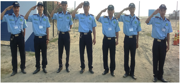 Bảo vệ công trường