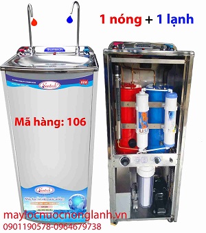 Máy lọc nước nóng lạnh 2 vòi Suntech 106