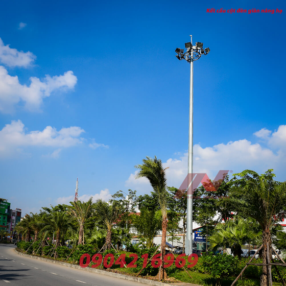 Cột đèn giàn nâng hạ