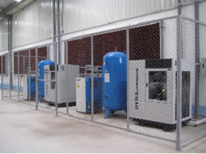 Máy nén khí trục vít 30HP Dyna Compressor.