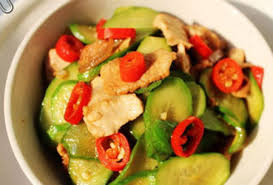 Dưa leo xào