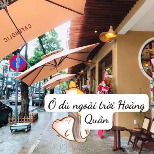 Dù đa năng vuông 3m tay quay