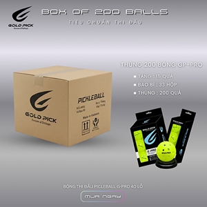 Bóng Pickleball Gold Pick G-PRO BOX 200