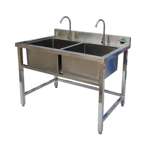 Chậu Rửa Inox Công Nghiệp 2 Hố