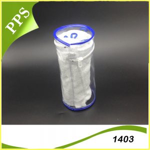 Túi PVC hình trụ có khóa kéo
