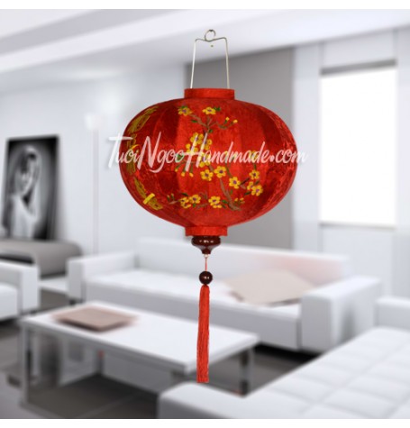 Đèn lồng tre tròn