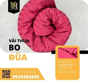 Vải Thun Bo Đũa