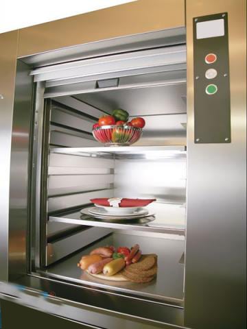 Thang tải thực phẩm mới