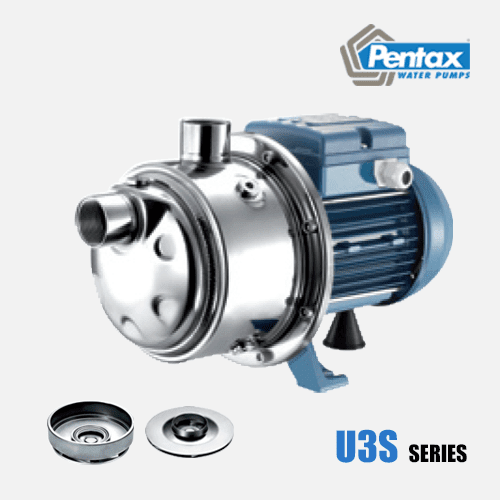Máy bơm ly tâm đa tầng đầu inox Pentax