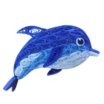 Con thú 3D bằng giấy xoắn