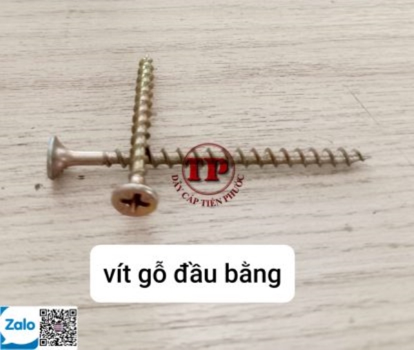 Vít gỗ đầu bằng
