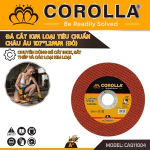 Đá Cắt Inox Corolla 107 Đỏ