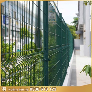 Hàng Rào Lưới Thép Gập 2 Đầu