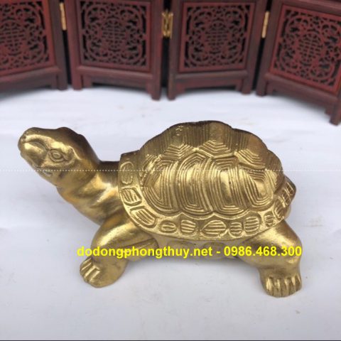Tượng kim quy bằng đồng