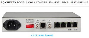 Bộ Chuyển Đổi E1 sang 4RS232
