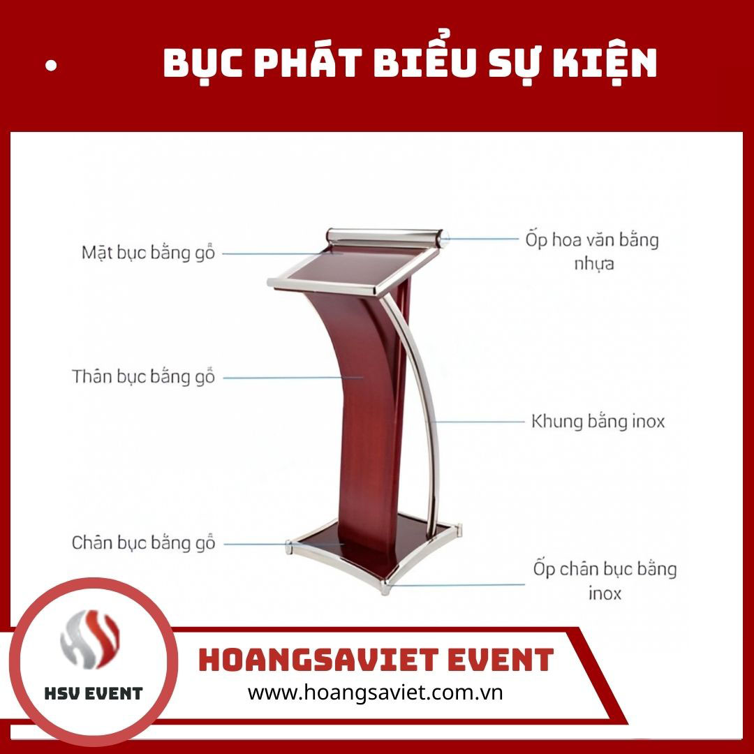 Cho thuê bục phát biểu