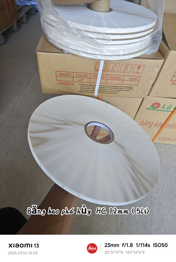 Băng keo phá hủy HC 12