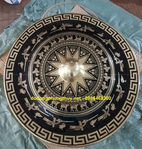 Cồng chiêng hoa văn trống đồng
