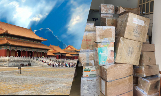 Gửi hàng thực phẩm đi Trung Quốc