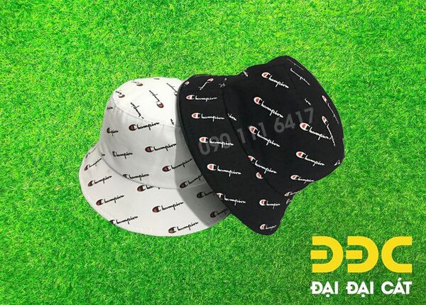 Nón bucket thêu logo