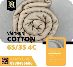 Vải Thun Cotton 65-35