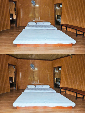 Bungalow cói 3 giường