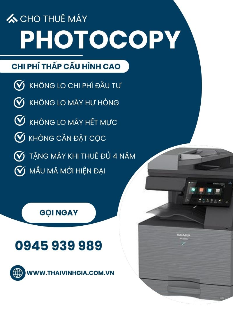 Cho thuê máy photocopy