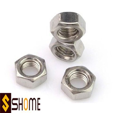 Đai ốc liền long đen inox