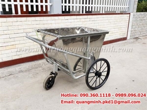 Xe Gom Rác 500L Ống Kẽm