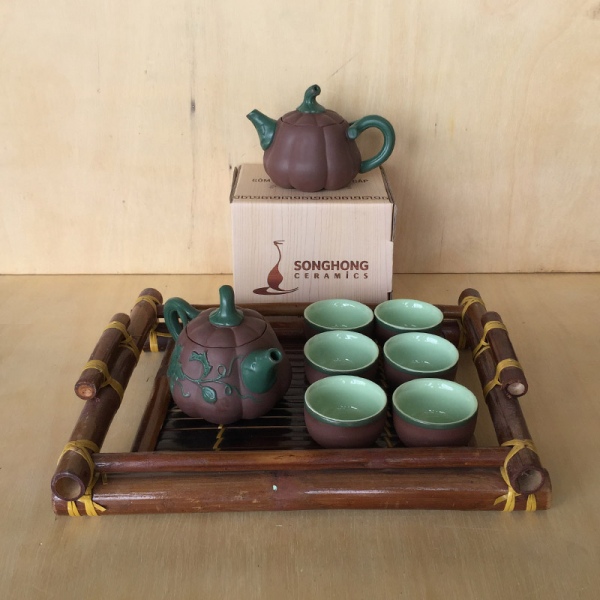 Bộ trà nâu đất